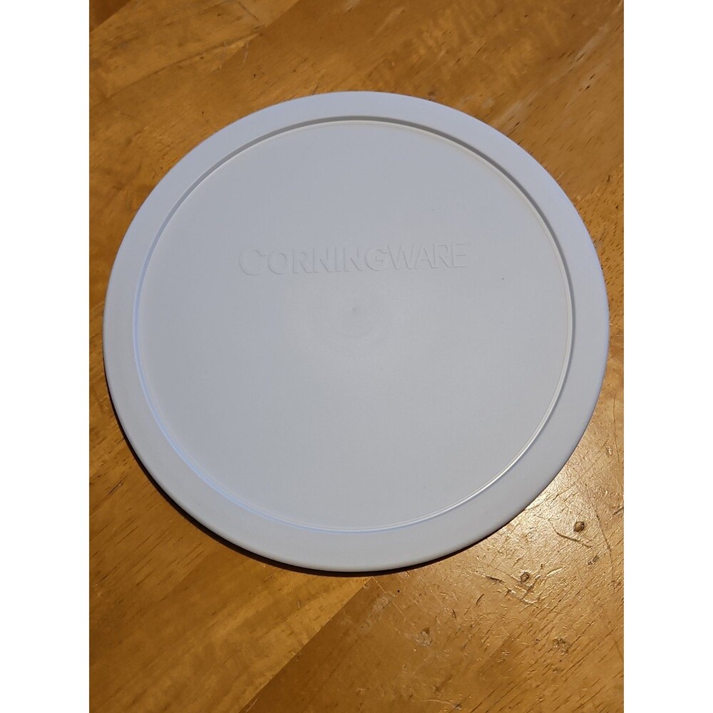 Replacement Corning Ware White FS-1-PC / F-1-PC Round Plastic Lid Fits 2.5QT
